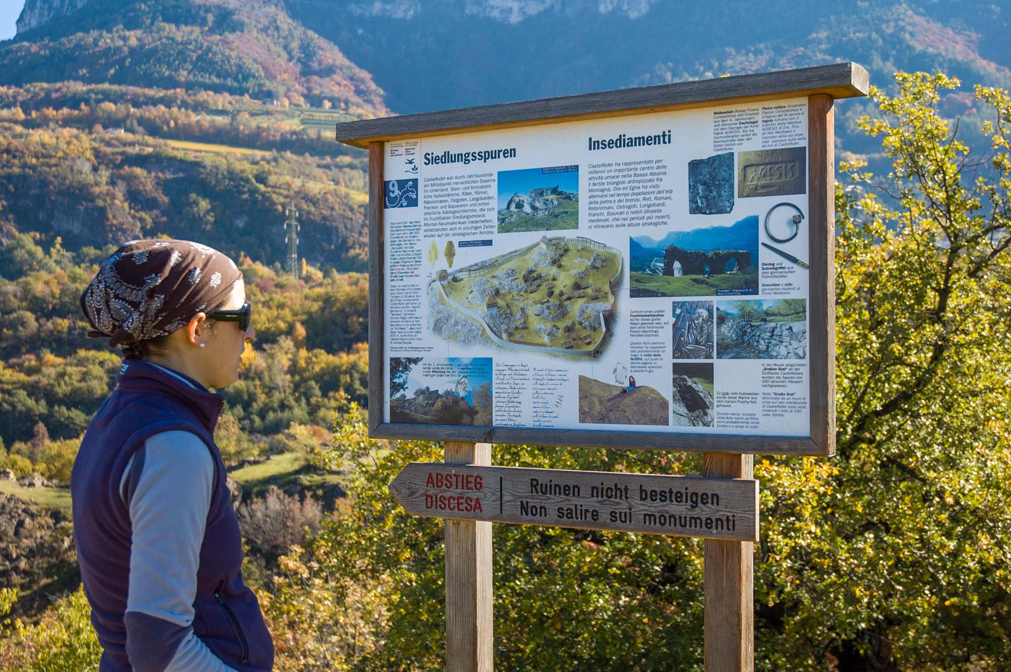 Alte Siedlungsspuren auf Castelfeder